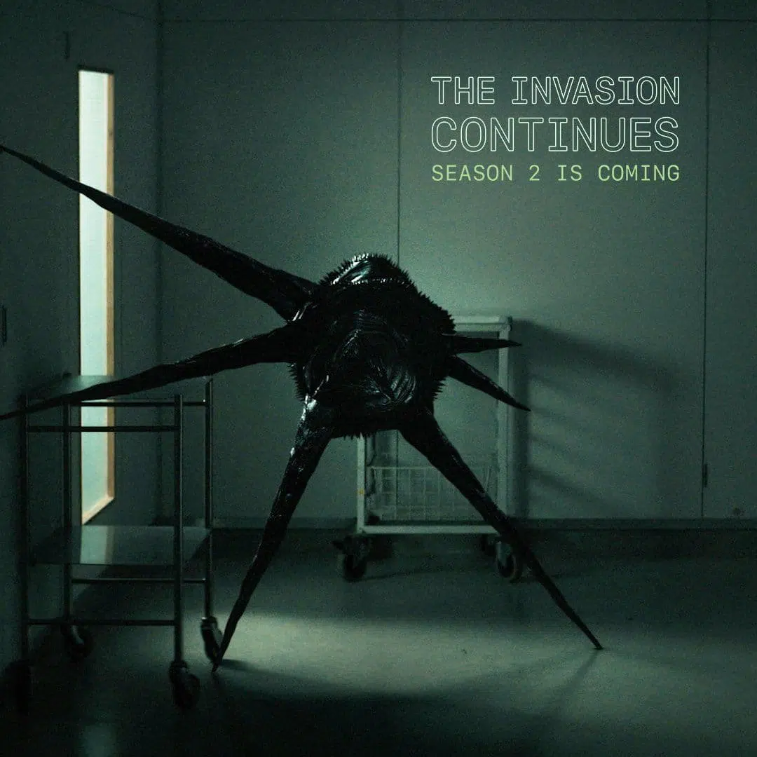 سریال علمی تخیلی Invasion با بازی سم نیل، گلشیفته فراهانی و شامیر اندرسون توسط اپل تی‌وی پلاس برای فصل دوم تمدید شد.