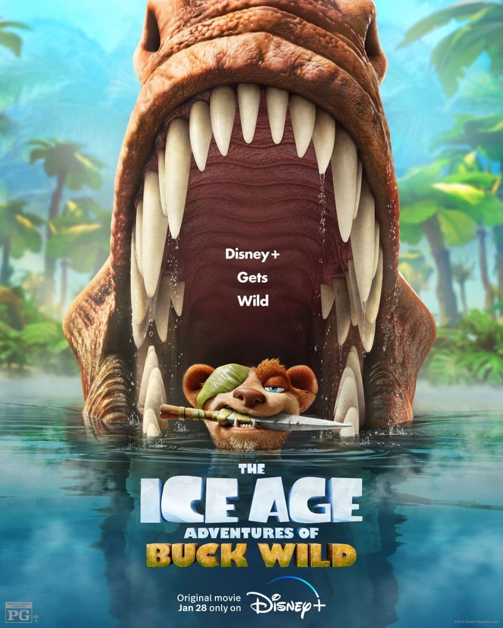 پوستر رسمی ششمین فیلم از سری انیمیشن های «عصر یخبندان» با عنوان Ice Age: Adventures of Buck Wild منتشر شد. ?انتشار از دیزنی پلاس: ١۴٠٠/١١/٠٩